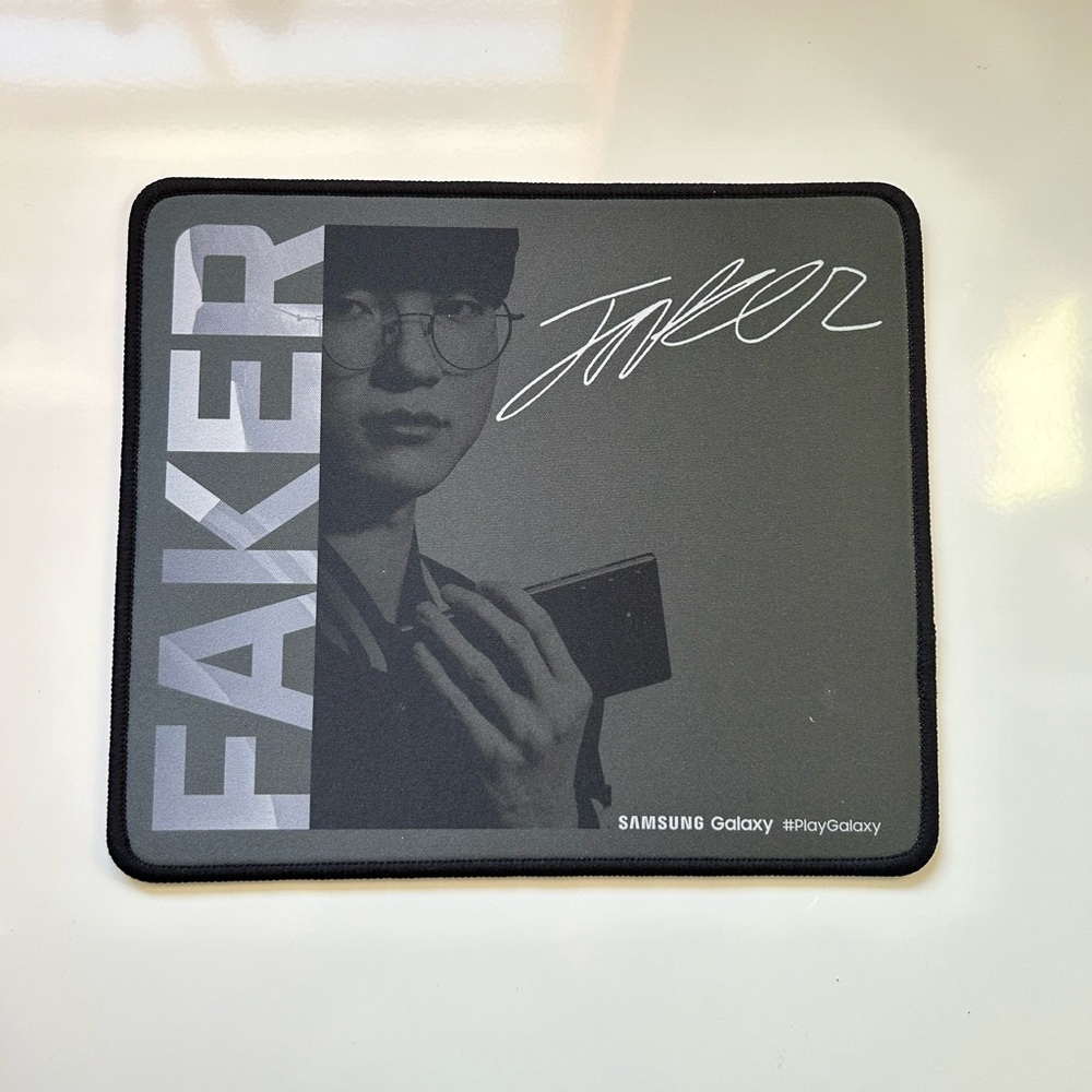 New Exclusive SKT Faker X Samsung Galaxy #PlayGalaxy mousepad